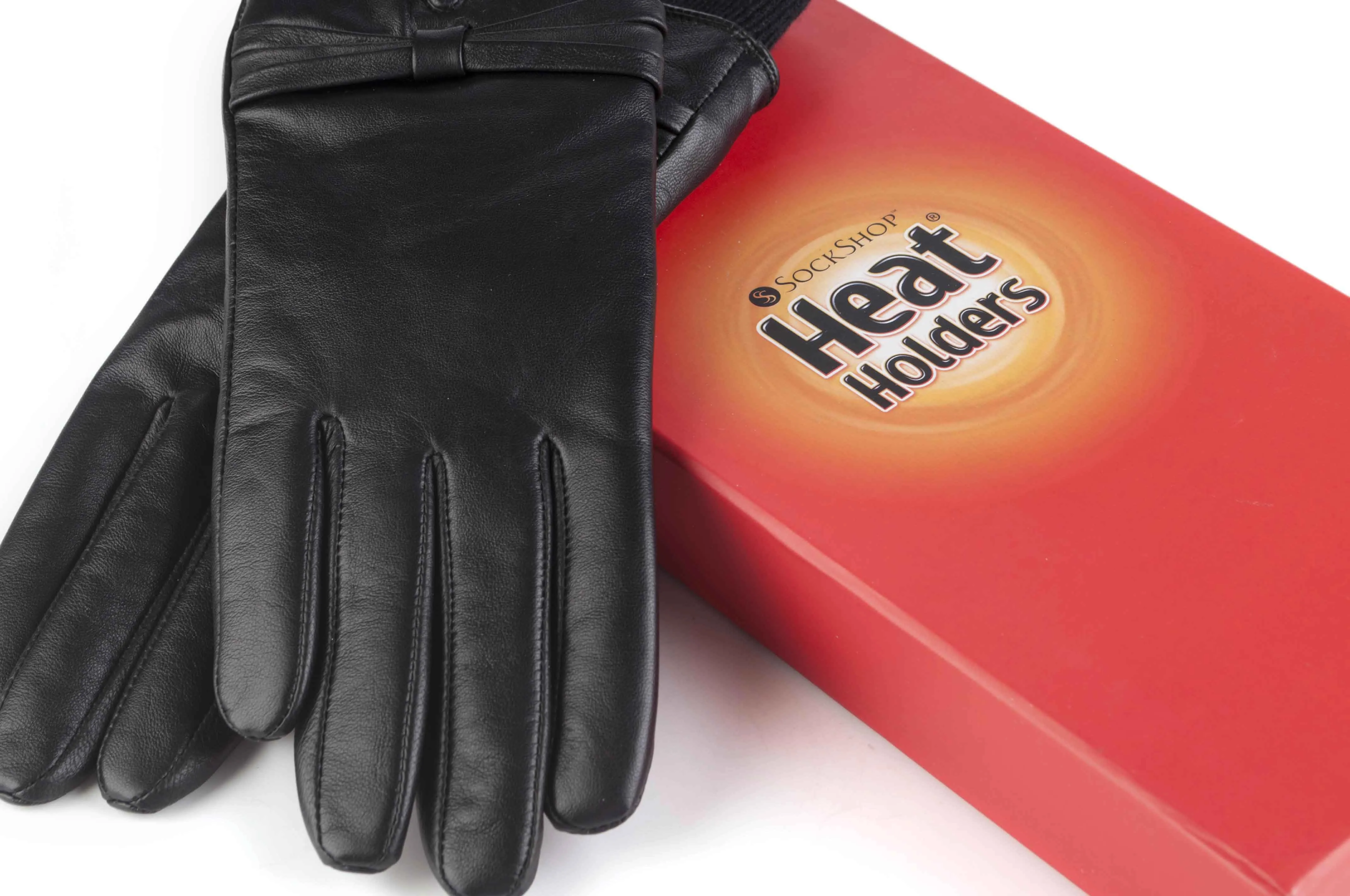 Ladies Leather Gloves - Black