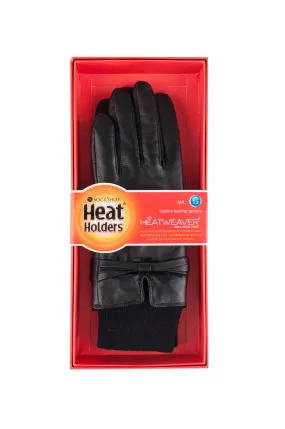 Ladies Leather Gloves - Black