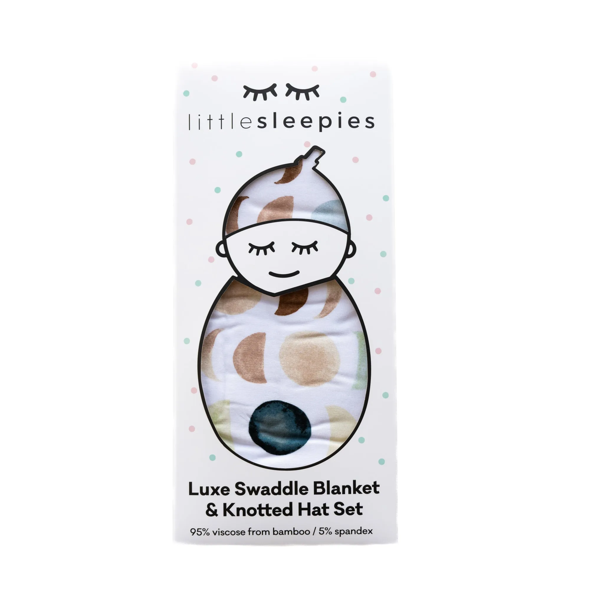 Luna Neutral Swaddle & Hat Set