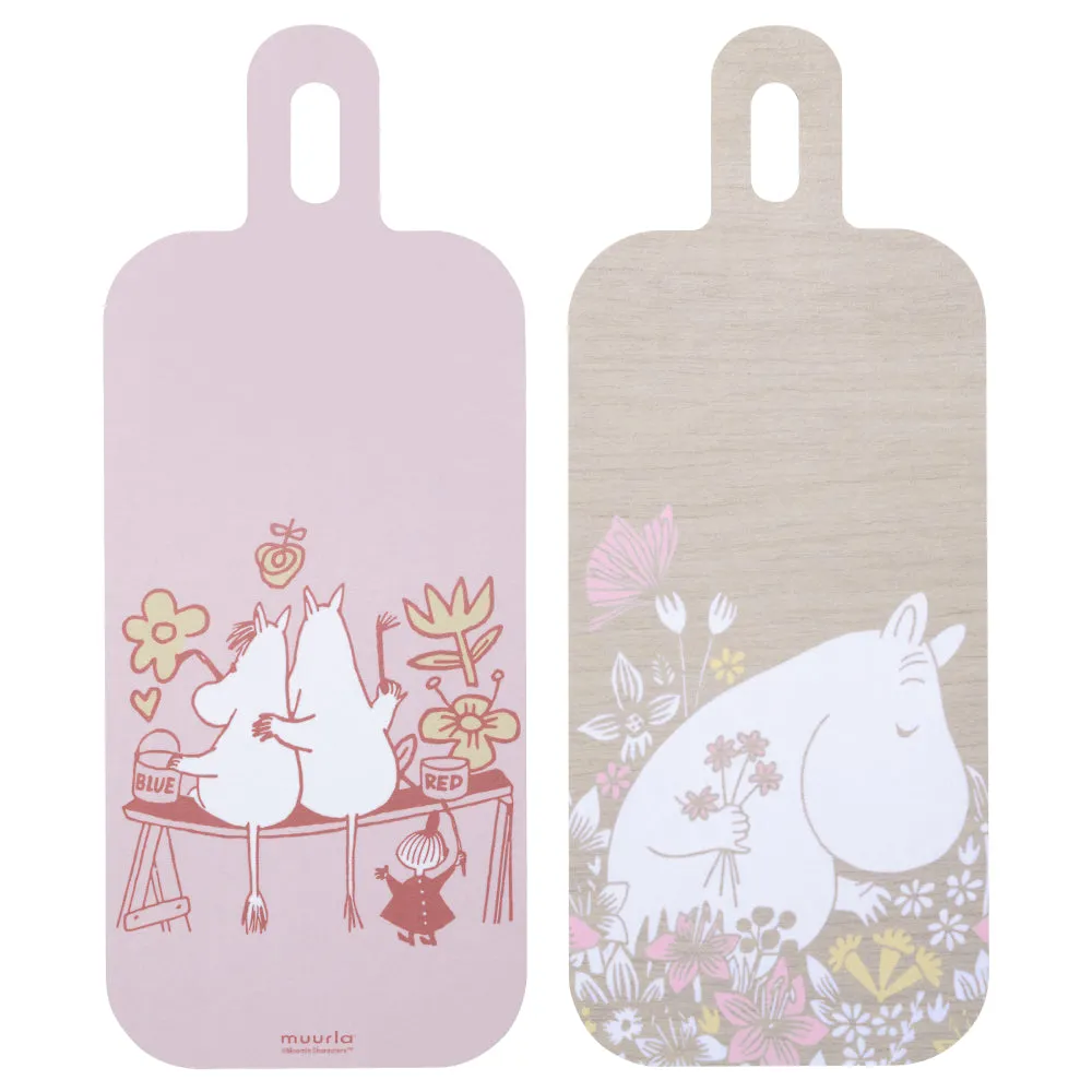 Moomin Flower Field Cutting Board 13x33cm - Muurla
