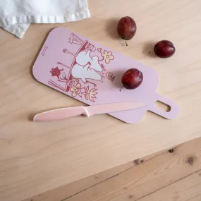 Moomin Flower Field Cutting Board 13x33cm - Muurla