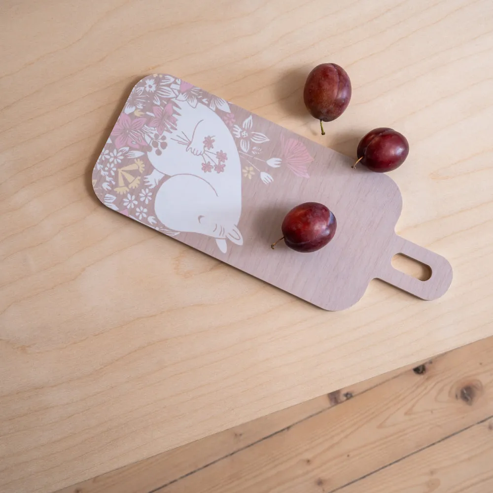 Moomin Flower Field Cutting Board 13x33cm - Muurla