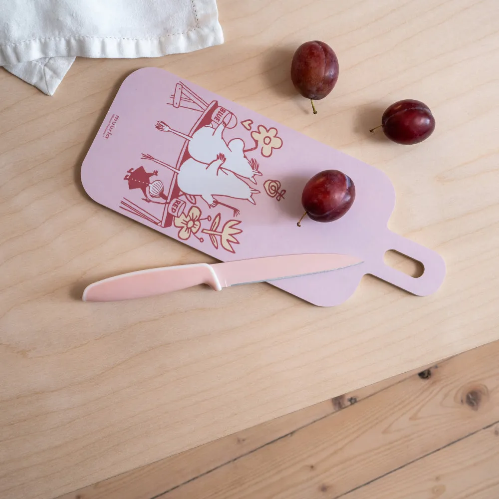 Moomin Flower Field Cutting Board 13x33cm - Muurla