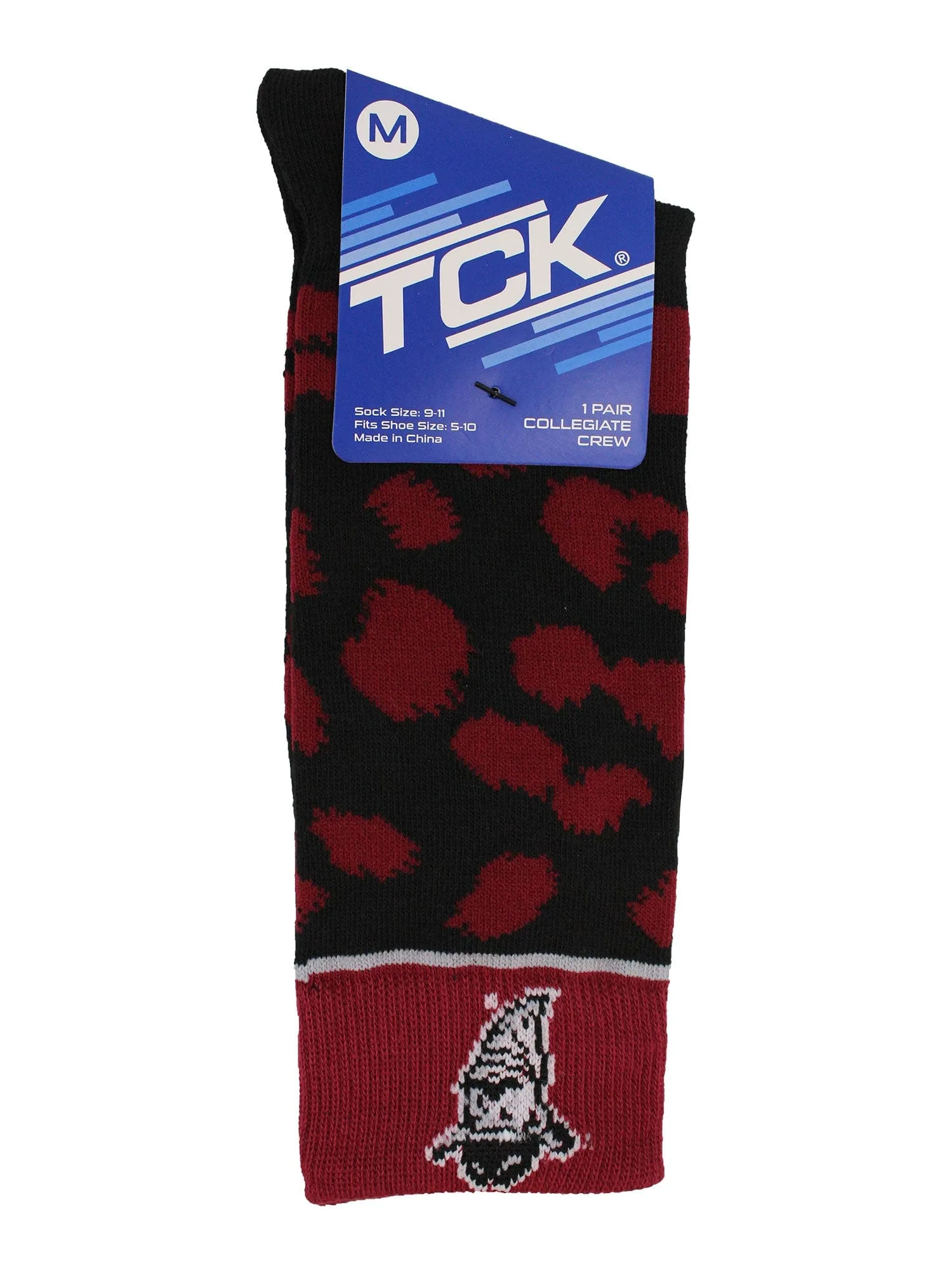New Mexico State Aggies Socks Womens Savage Crew Socks