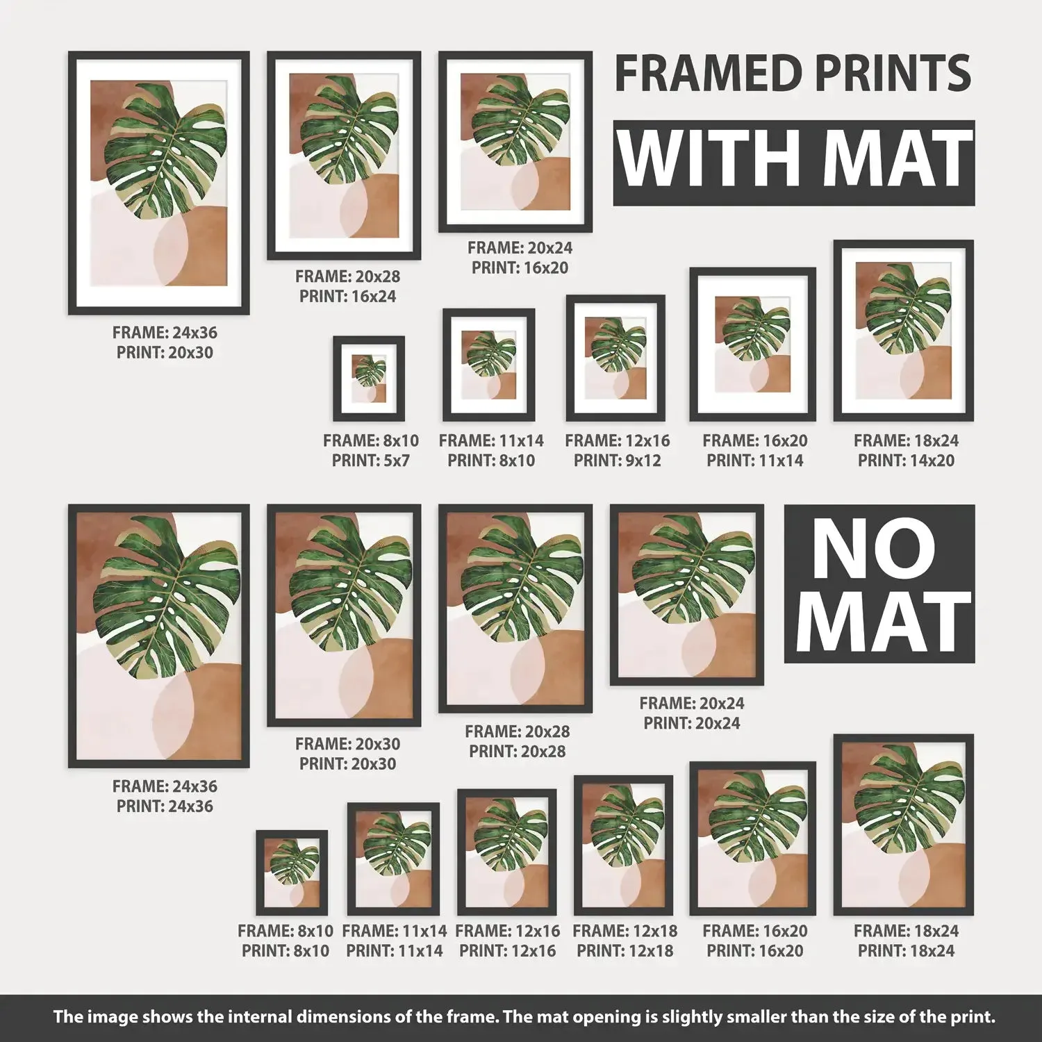 Set of 3 Beige and Purple Wildflower Posters