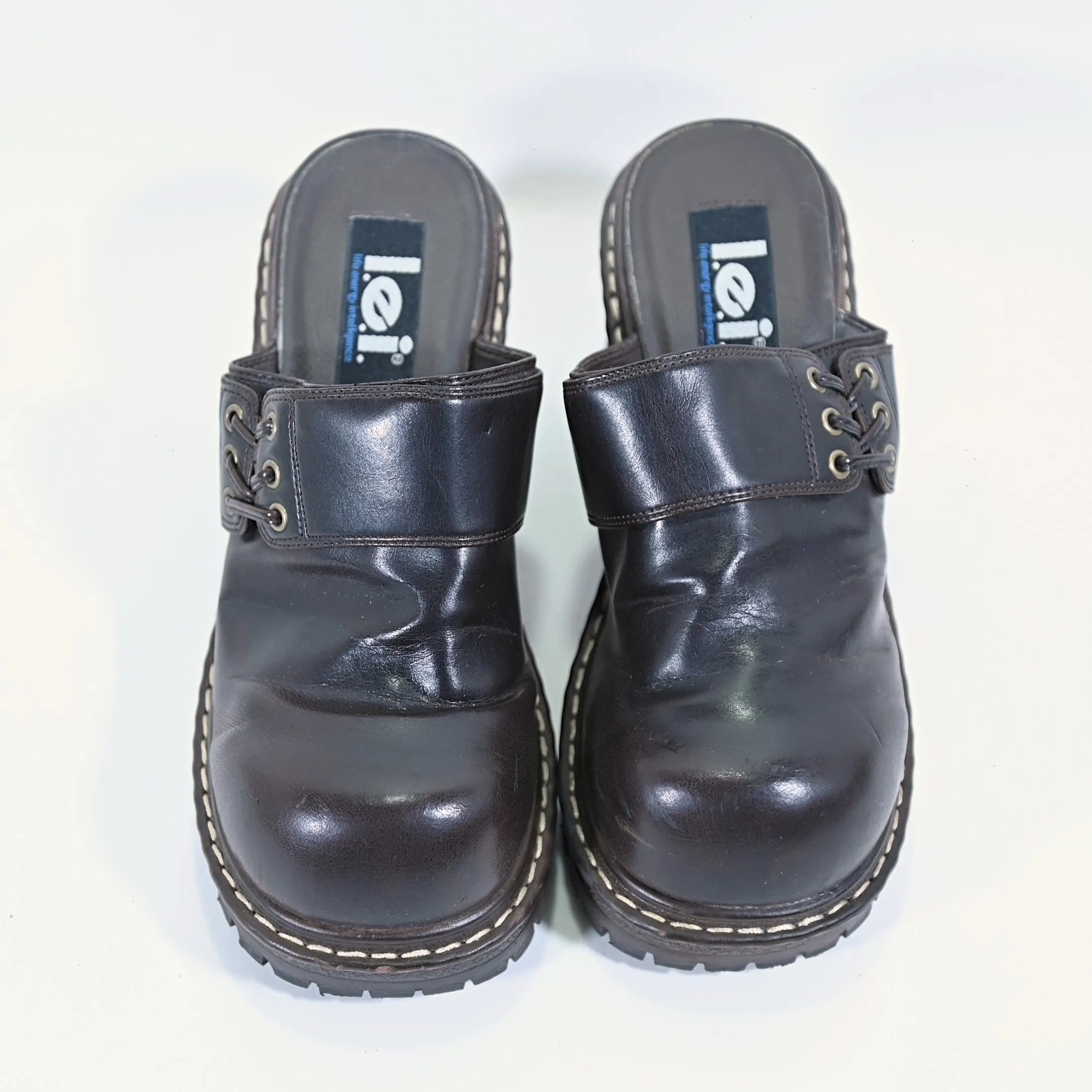 SOLD 90s Chunky Platform Clogs, Bratz Style Slip on Mules, Lei Size 7