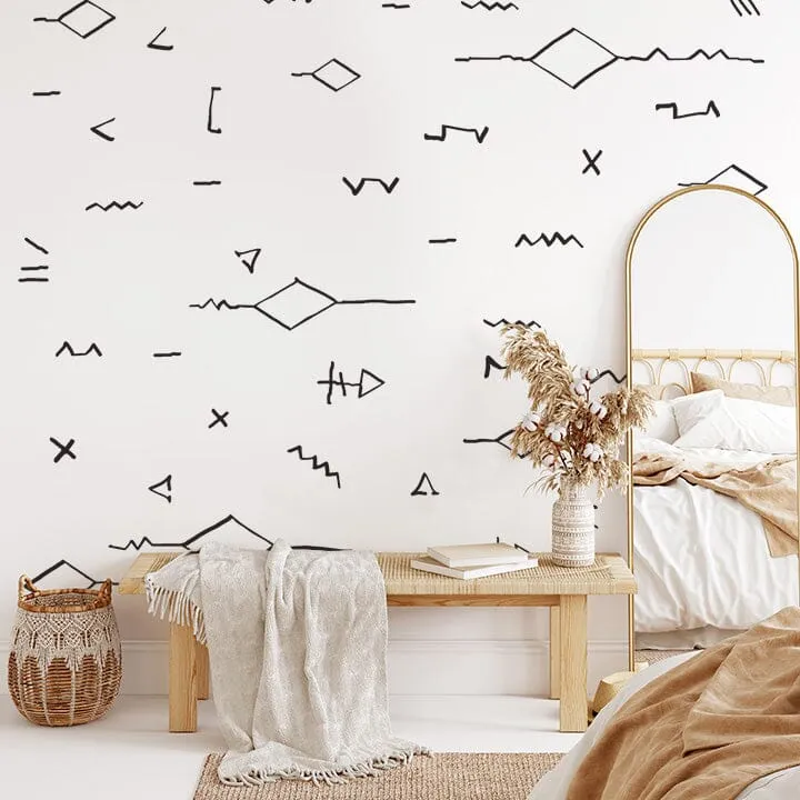 South West Lines Wall Decals