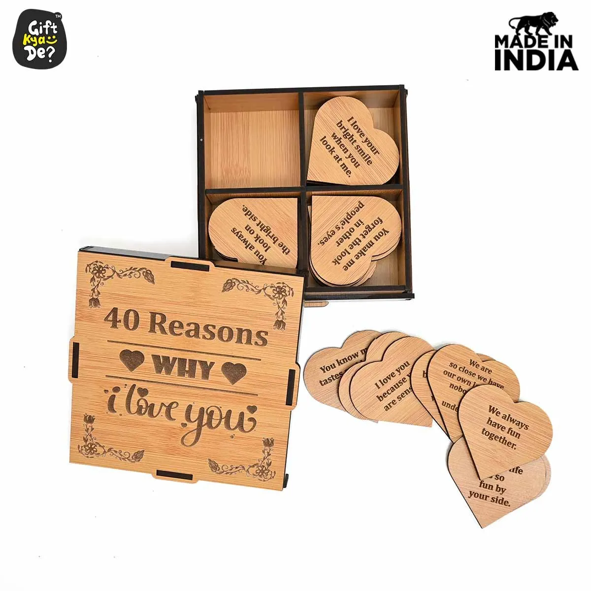 Surprise Love Box - 40 Reasons Why I Love You