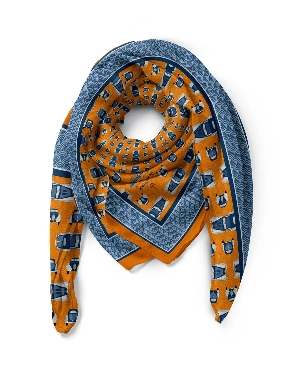 Talbot-Lago T150C by Figoni & Falaschi - Silk Scarf - 2023 Pebble Beach Concours d'Elegance®