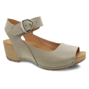Tiana Khaki Burnished Nubuck