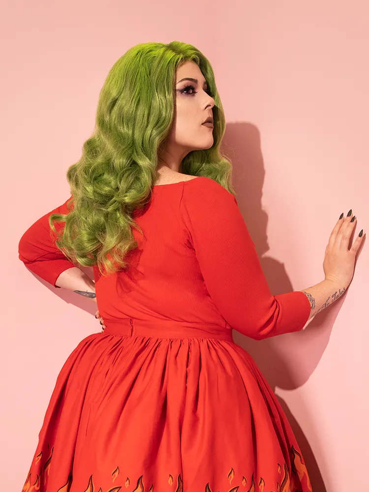 Tie Me Up Top in Tomato Red - Vixen by Micheline Pitt