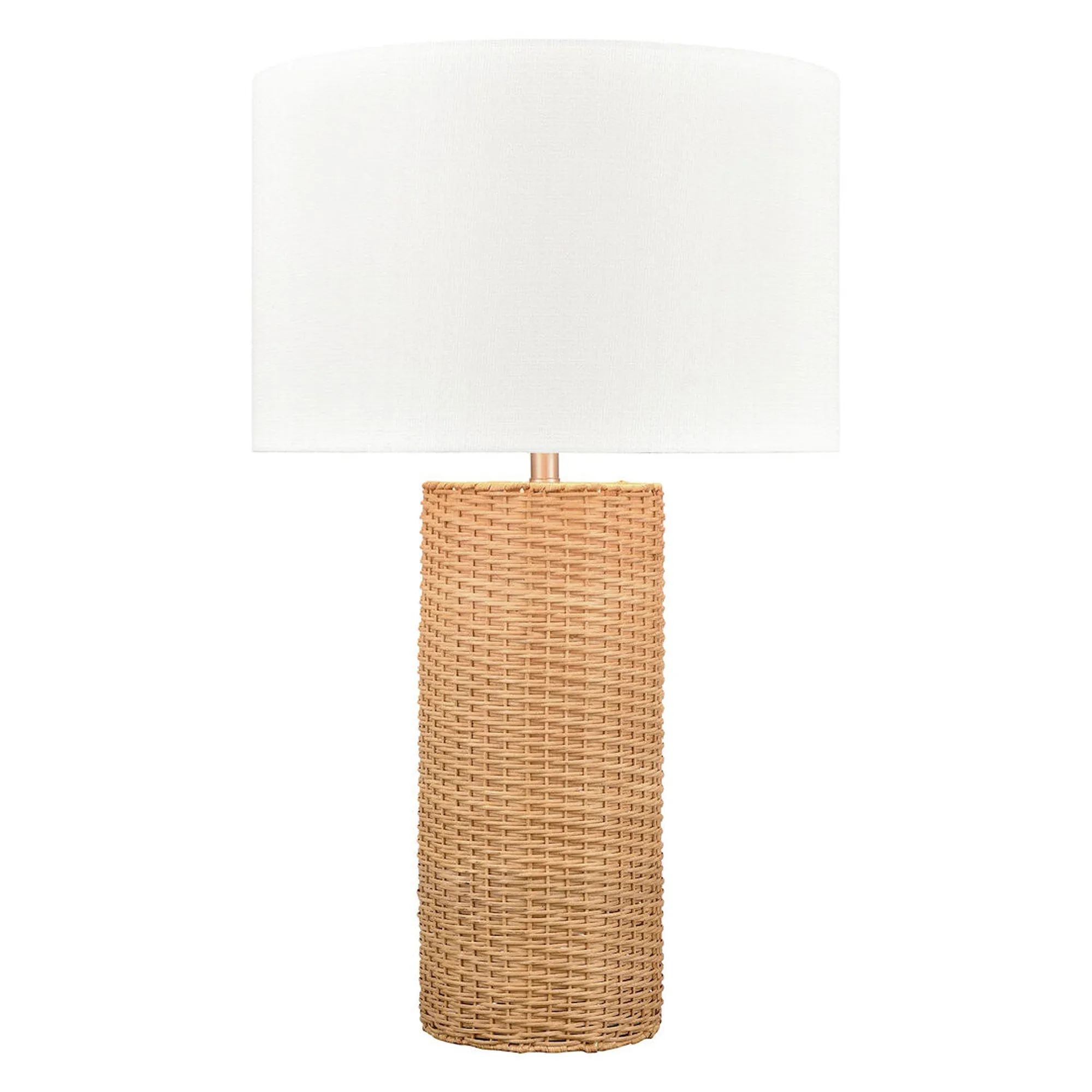 UEX8100 Scandinavian Table Lamp 17.5''W x 7.5''D x 30''H, Natural Brown Finish, St. Cloud Collection